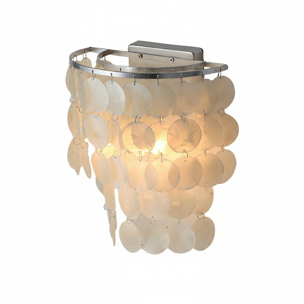 Oceanic Shell LED Gold Wall Light