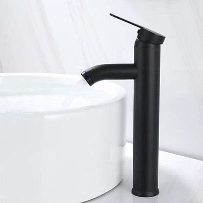 Contemporary Stainless Steel Bathroom Sink Faucet