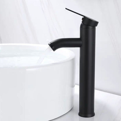 Contemporary Stainless Steel Bathroom Sink Faucet