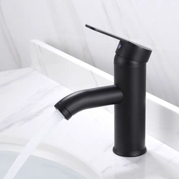 Contemporary Stainless Steel Bathroom Sink Faucet