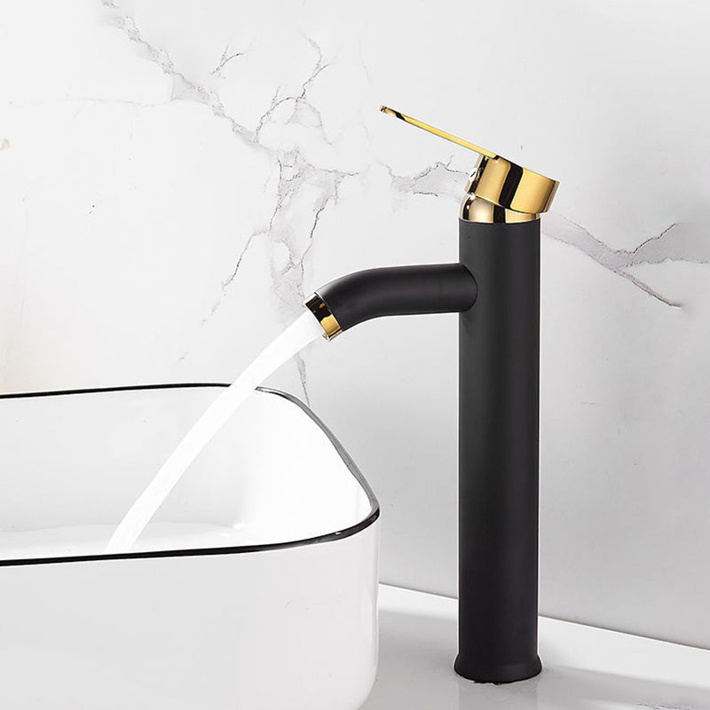 Contemporary Stainless Steel Bathroom Sink Faucet
