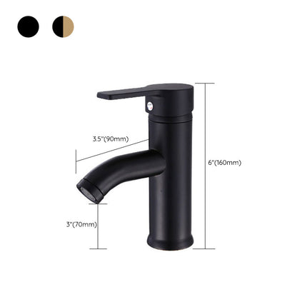 Contemporary Stainless Steel Bathroom Sink Faucet