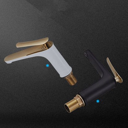 Single Handle Bathroom Faucet Round Brass Sink Mixer Tap