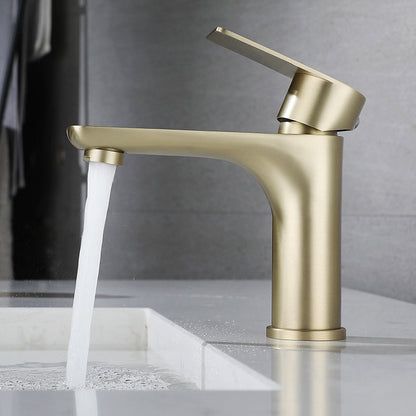 Stylish Copper Single Handle Vessel Sink Faucet