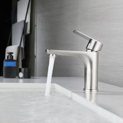 Stylish Copper Single Handle Vessel Sink Faucet - Cofik