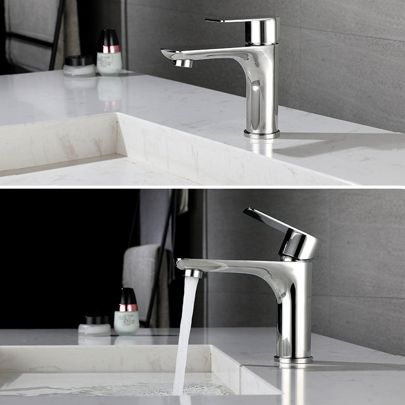 Stylish Copper Single Handle Vessel Sink Faucet