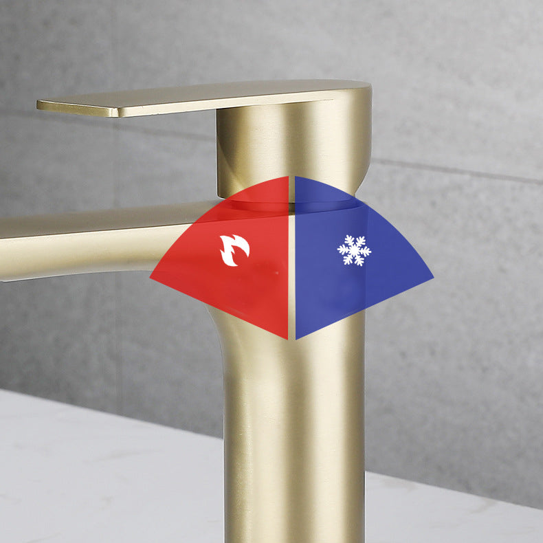 Stylish Copper Single Handle Vessel Sink Faucet