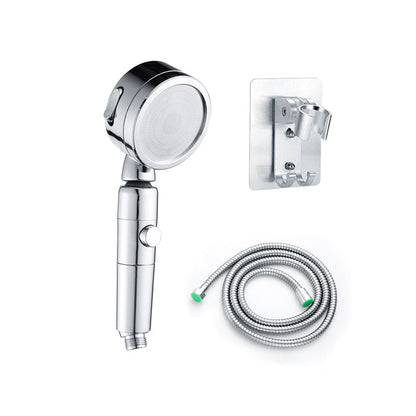 Modern Round Shower Head 3 Mode Spray in Chrome