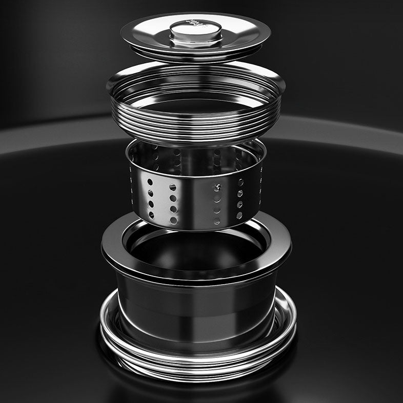 Modern Round Stainless Steel Kitchen Basin Sink