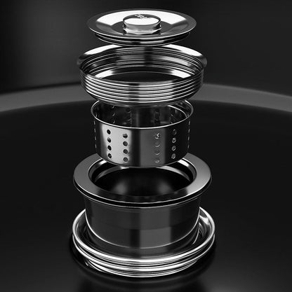 Modern Round Stainless Steel Kitchen Basin Sink