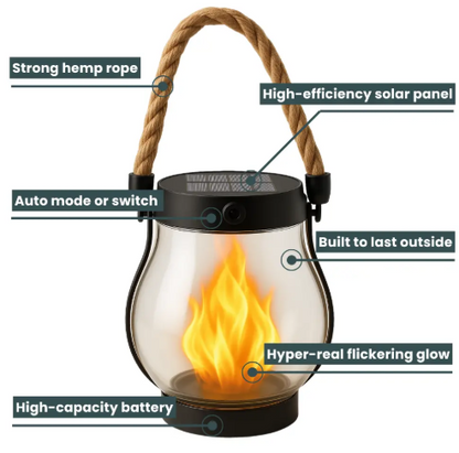 Outdoor Solar Powered Lantern