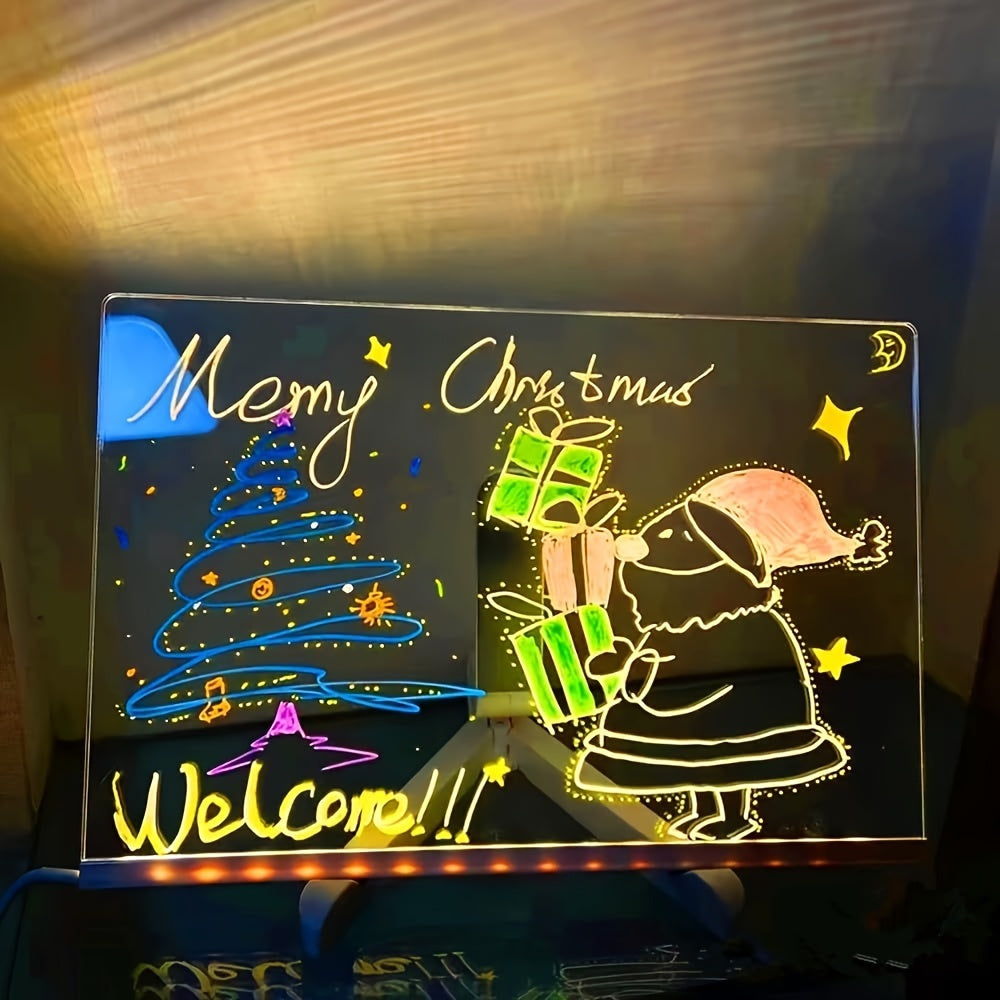 Bright LED Message Board with Colorful Pens
