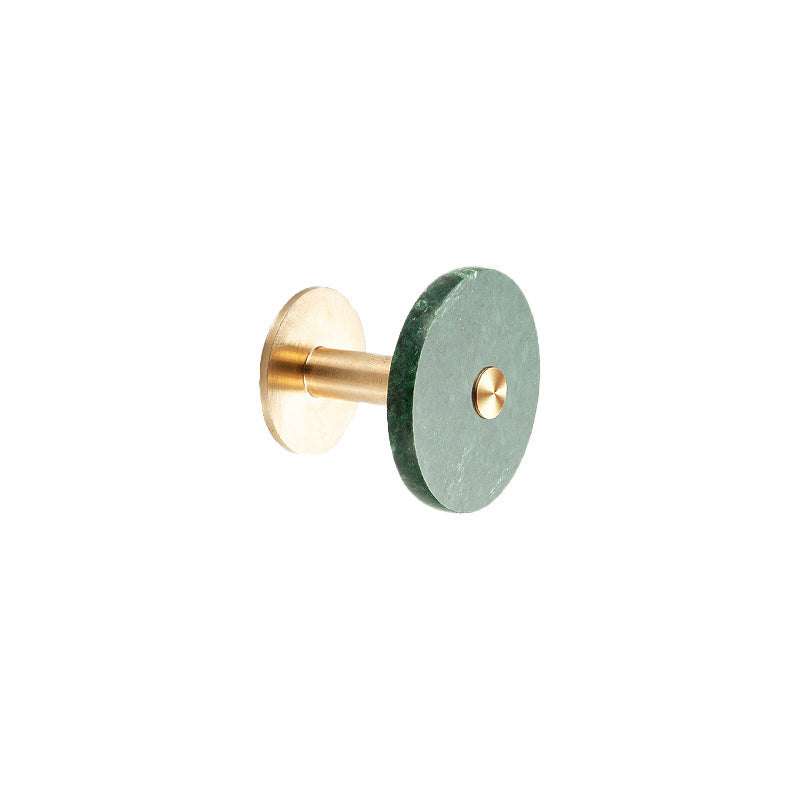 Luxury Brass Bathroom Hardware Set with Marble Accents - Cofik