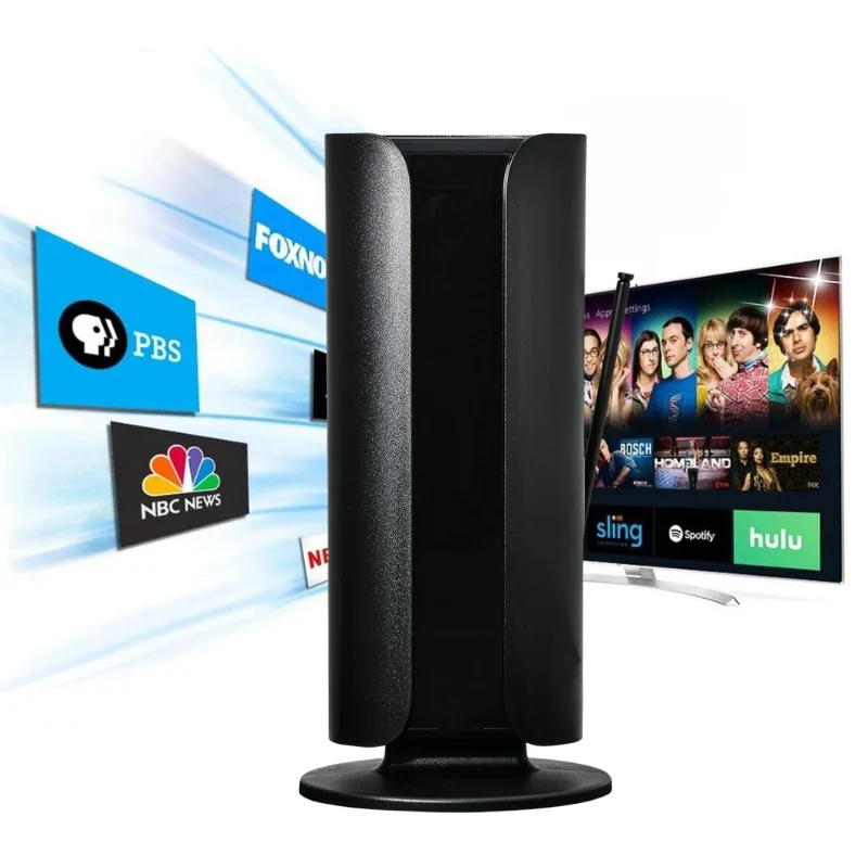 Best Indoor TV Antenna 360 Mile Long Range Signal Booster