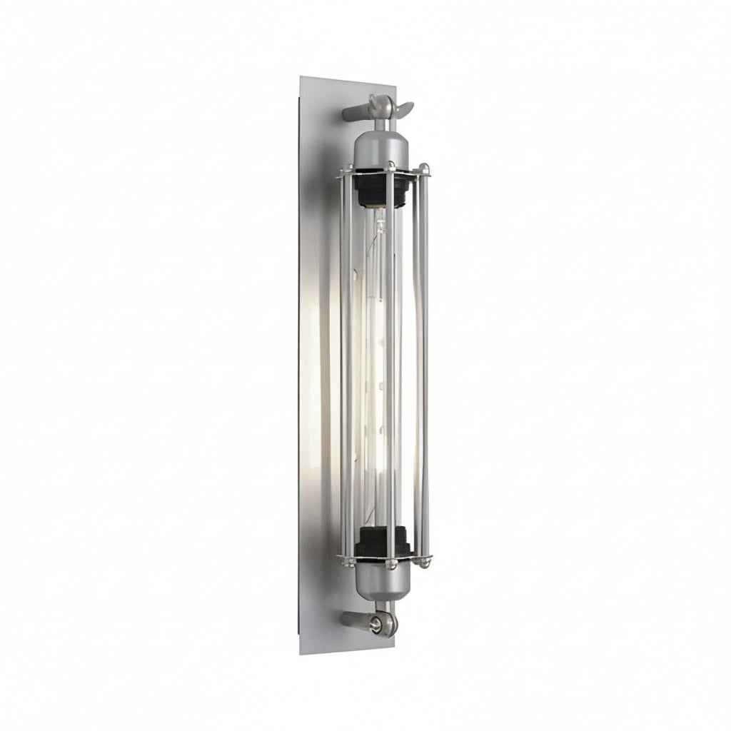 Rustic Metal LED Wall Lamp
