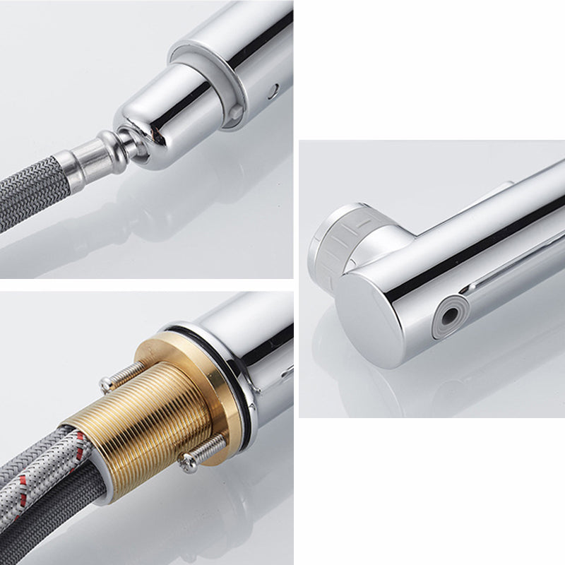 Modern Kitchen Sink Faucet with Pull-Out Spray nozzle