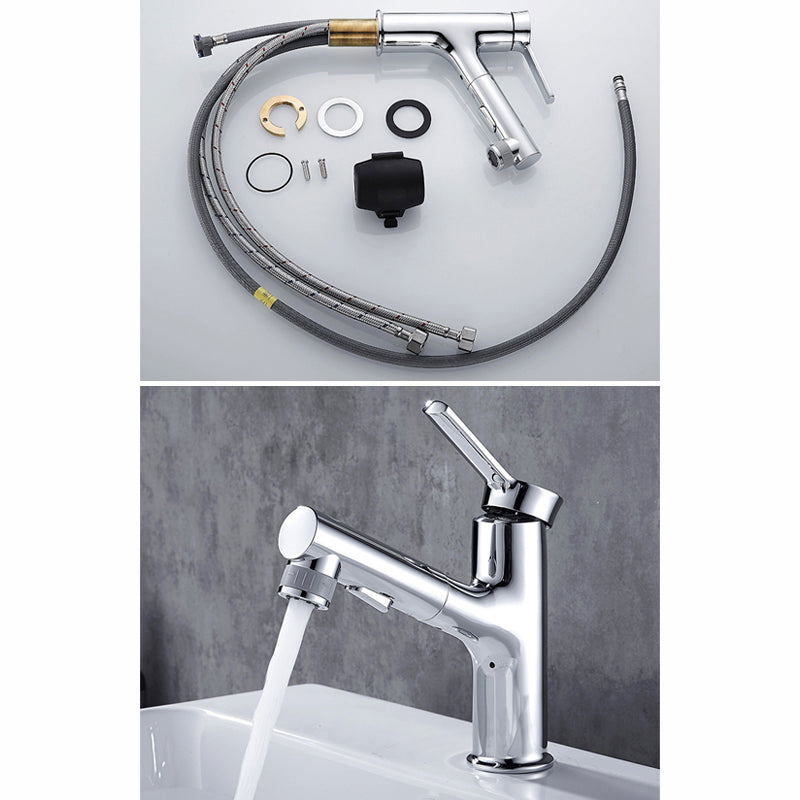 Modern Kitchen Sink Faucet with Pull-Out Spray nozzle