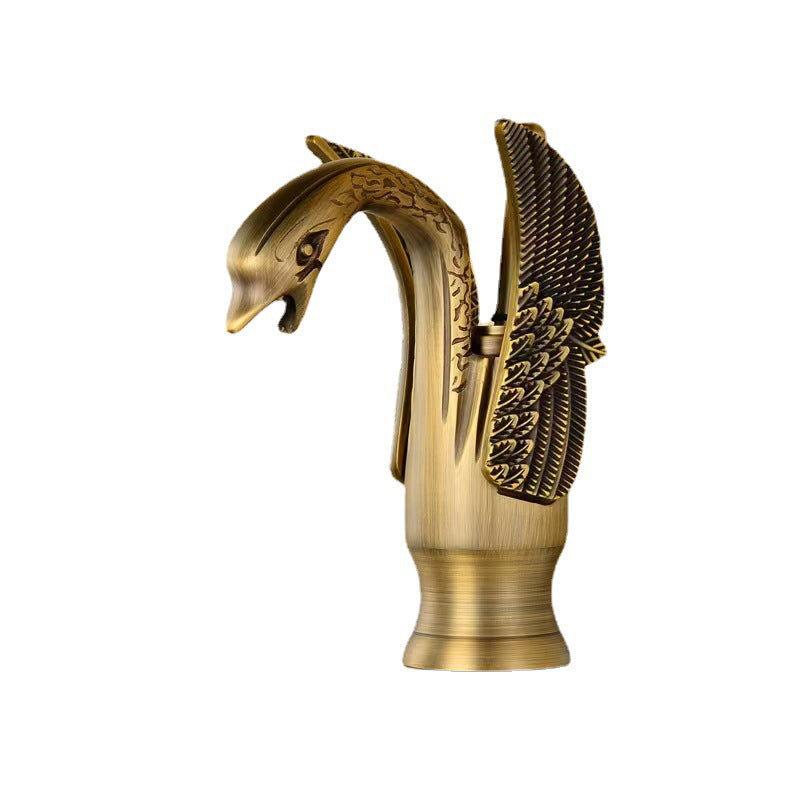 Luxury Brass Bathroom Faucet Single Handle Mixer Tap