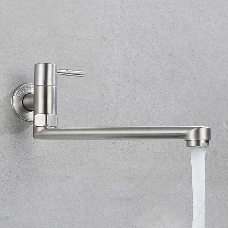 Easy Single Handle Stainless Steel Kitchen Faucet
