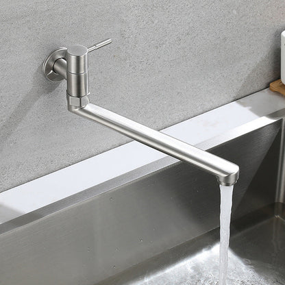 Easy Single Handle Stainless Steel Kitchen Faucet