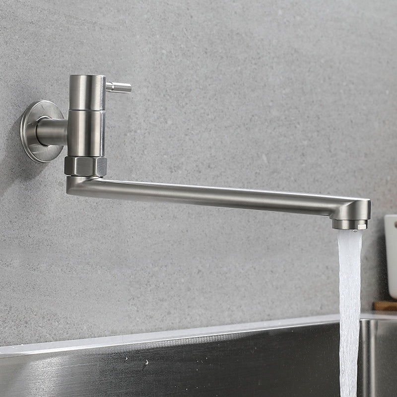 Easy Single Handle Stainless Steel Kitchen Faucet