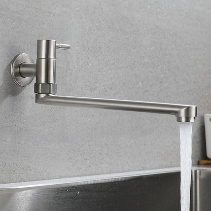 Easy Single Handle Stainless Steel Kitchen Faucet