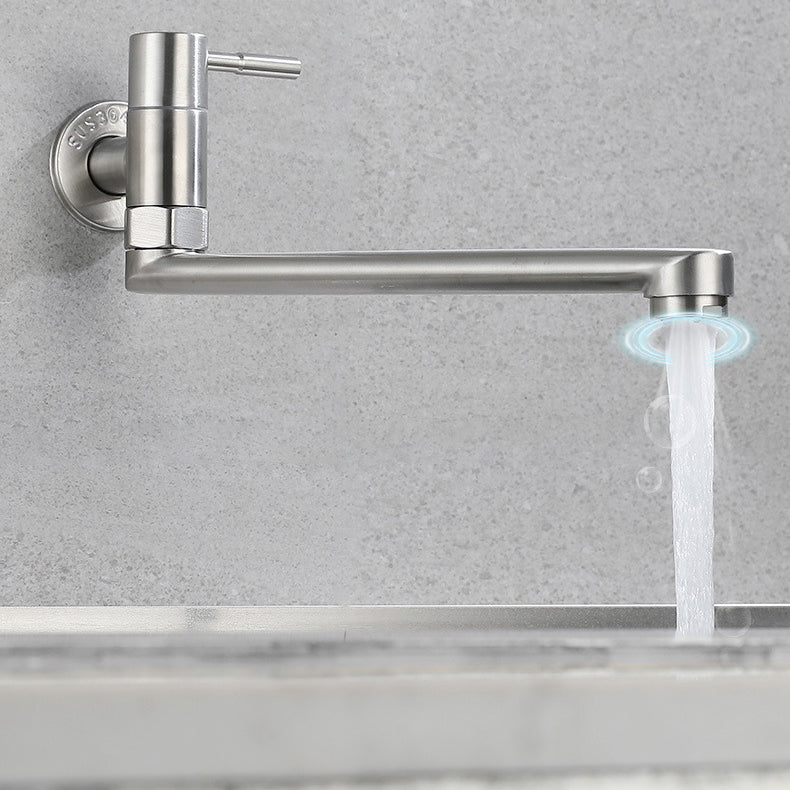 Easy Single Handle Stainless Steel Kitchen Faucet