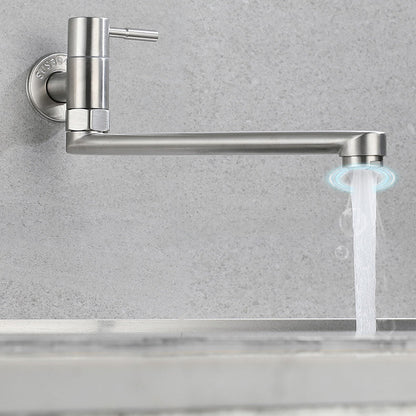 Easy Single Handle Stainless Steel Kitchen Faucet