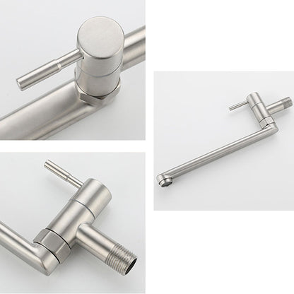 Easy Single Handle Stainless Steel Kitchen Faucet