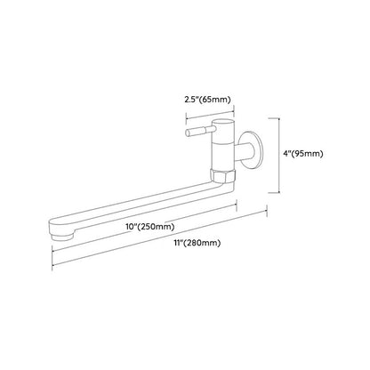 Easy Single Handle Stainless Steel Kitchen Faucet
