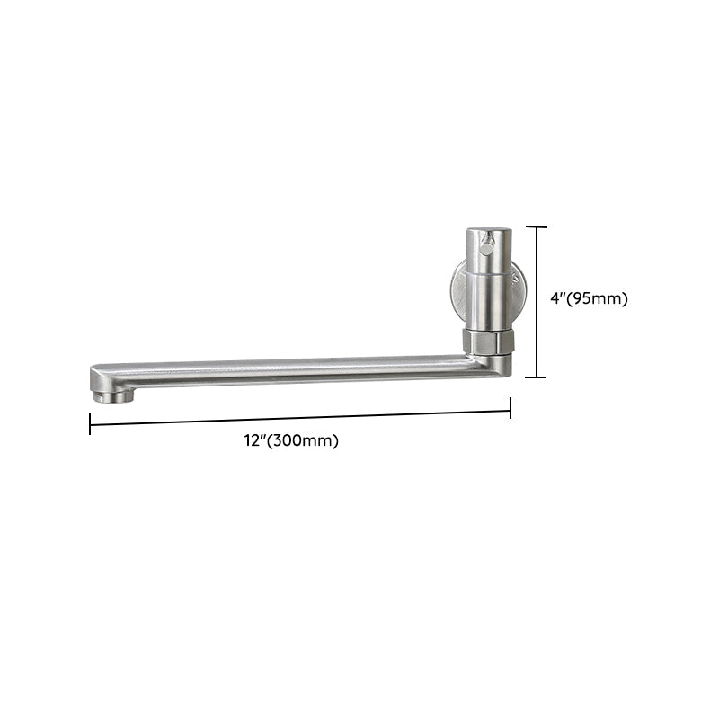 Easy Single Handle Stainless Steel Kitchen Faucet