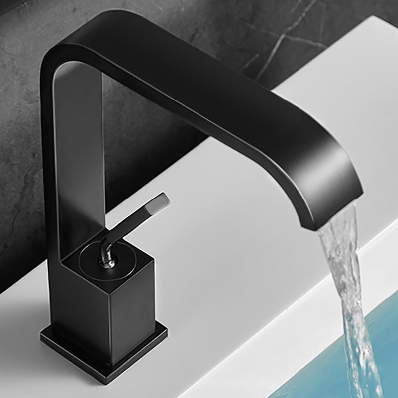 Contemporary Chrome Widespread Bathroom Sink Faucet