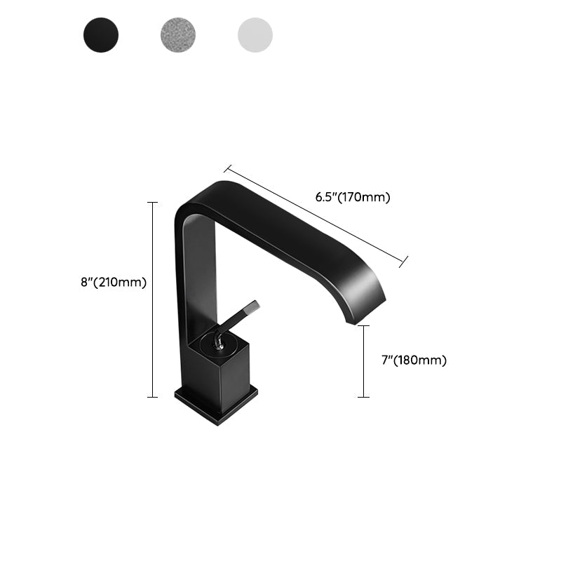 Contemporary Chrome Widespread Bathroom Sink Faucet