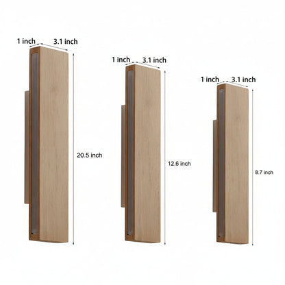 Modern Wood LED Bedroom Wall Light