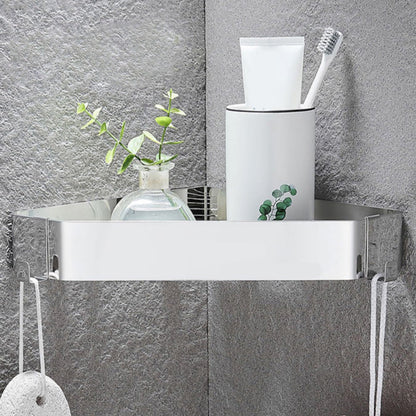 Modern 2-Piece Stainless Steel Bathroom Shelf Set - Cofik