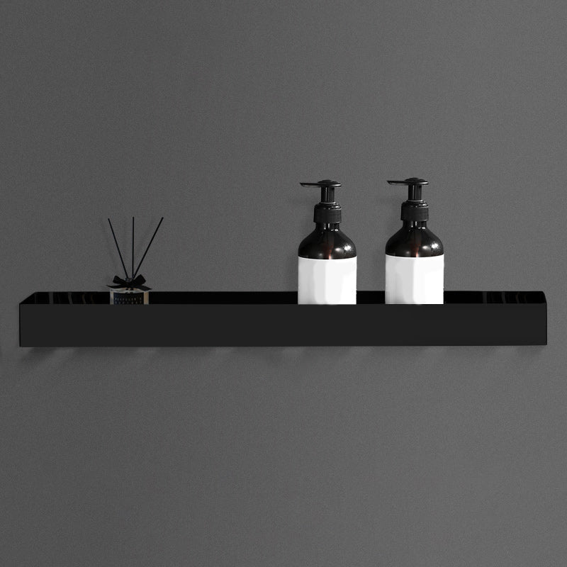 Modern 2-Piece Stainless Steel Bathroom Shelf Set