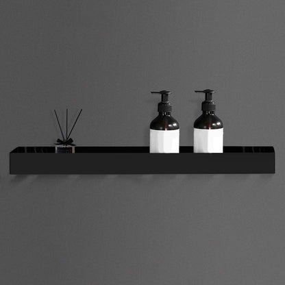 Modern 2-Piece Stainless Steel Bathroom Shelf Set