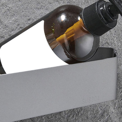 Modern 2-Piece Stainless Steel Bathroom Shelf Set
