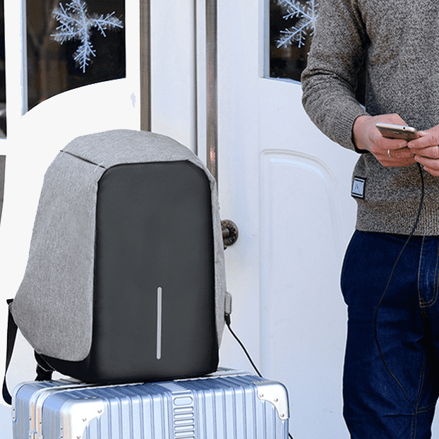 Secure USB Charge Travel Backpack