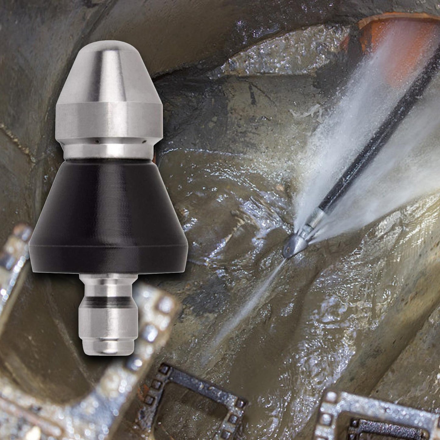 Powerful Drain Cleaning Jet Nozzle