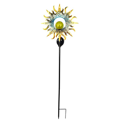 Colorful Outdoor Solar Powered Glass Garden Lights