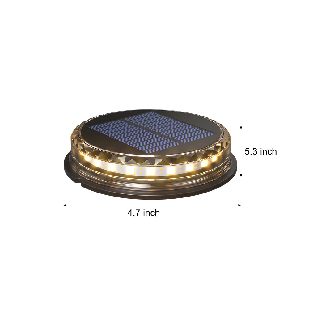 Stylish Outdoor Solar Powered Garden Lights, 4-Pack