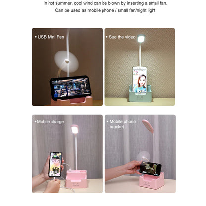 Compact Desk Lamp with Phone Stand