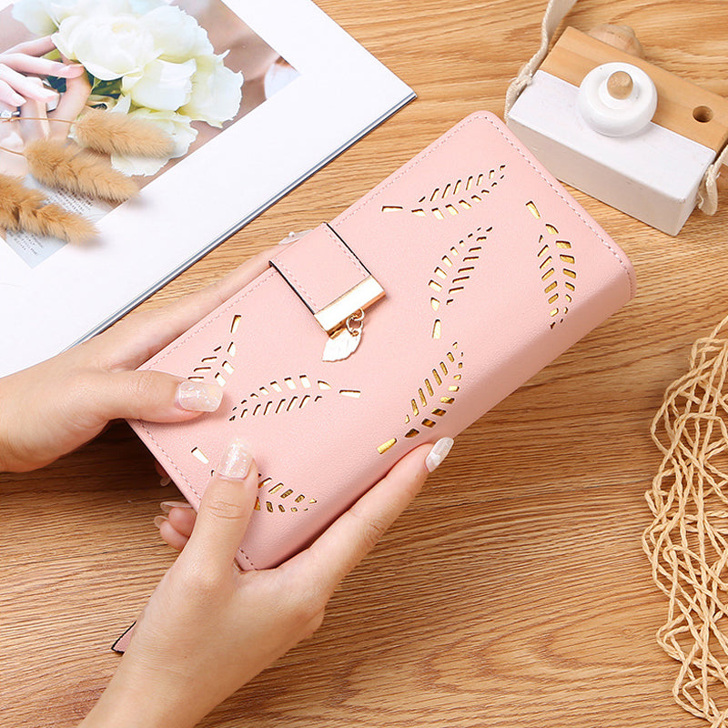 Stylish Ladies Wallet with Floral Design