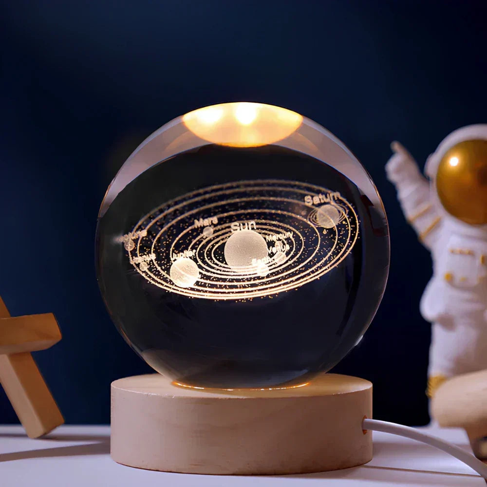 Colorful Globe LED Bedside Lamp