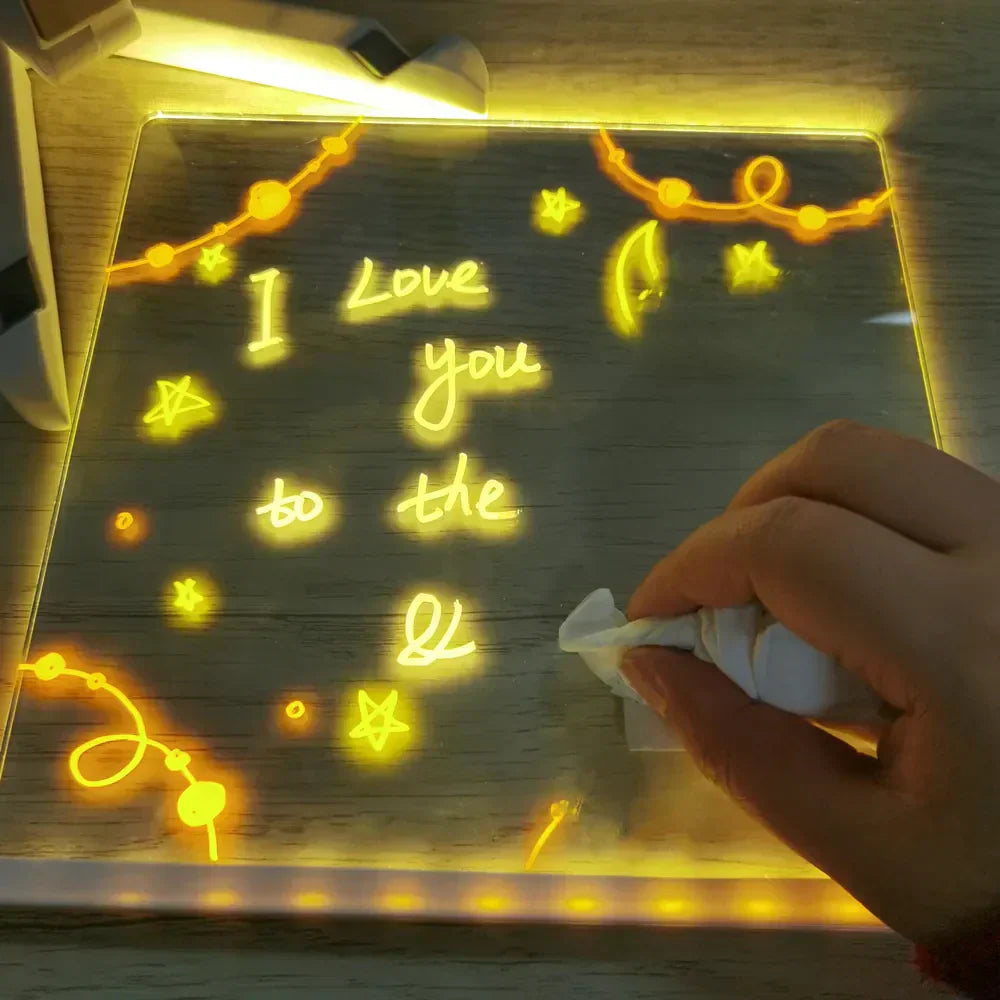Colorful Kids Art LED Drawing Tablet