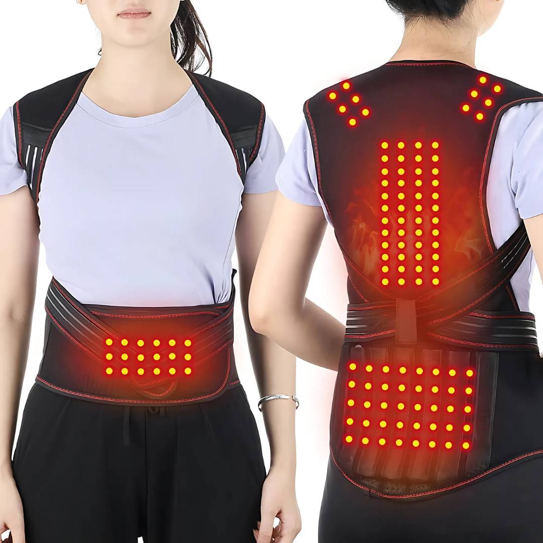 Warm Back Brace for Pain Relief and Posture Support