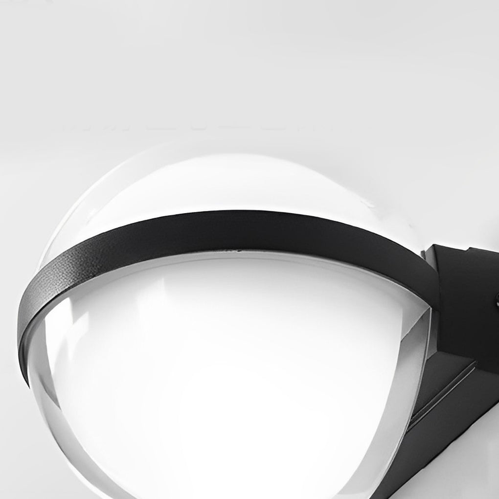 Stylish Round Outdoor LED Wall Light Fixture