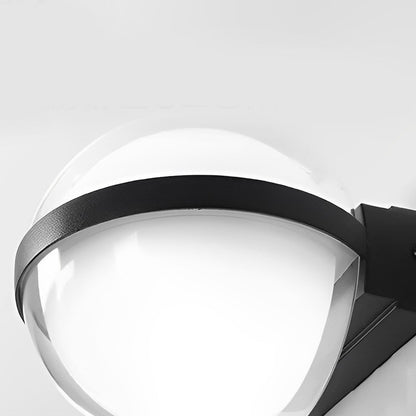 Stylish Round Outdoor LED Wall Light Fixture