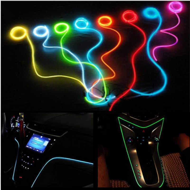 Colorful Car LED Strip Light Flexible Neon Interior Kit